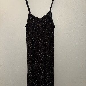 Billabong Black Floral Midi Dress